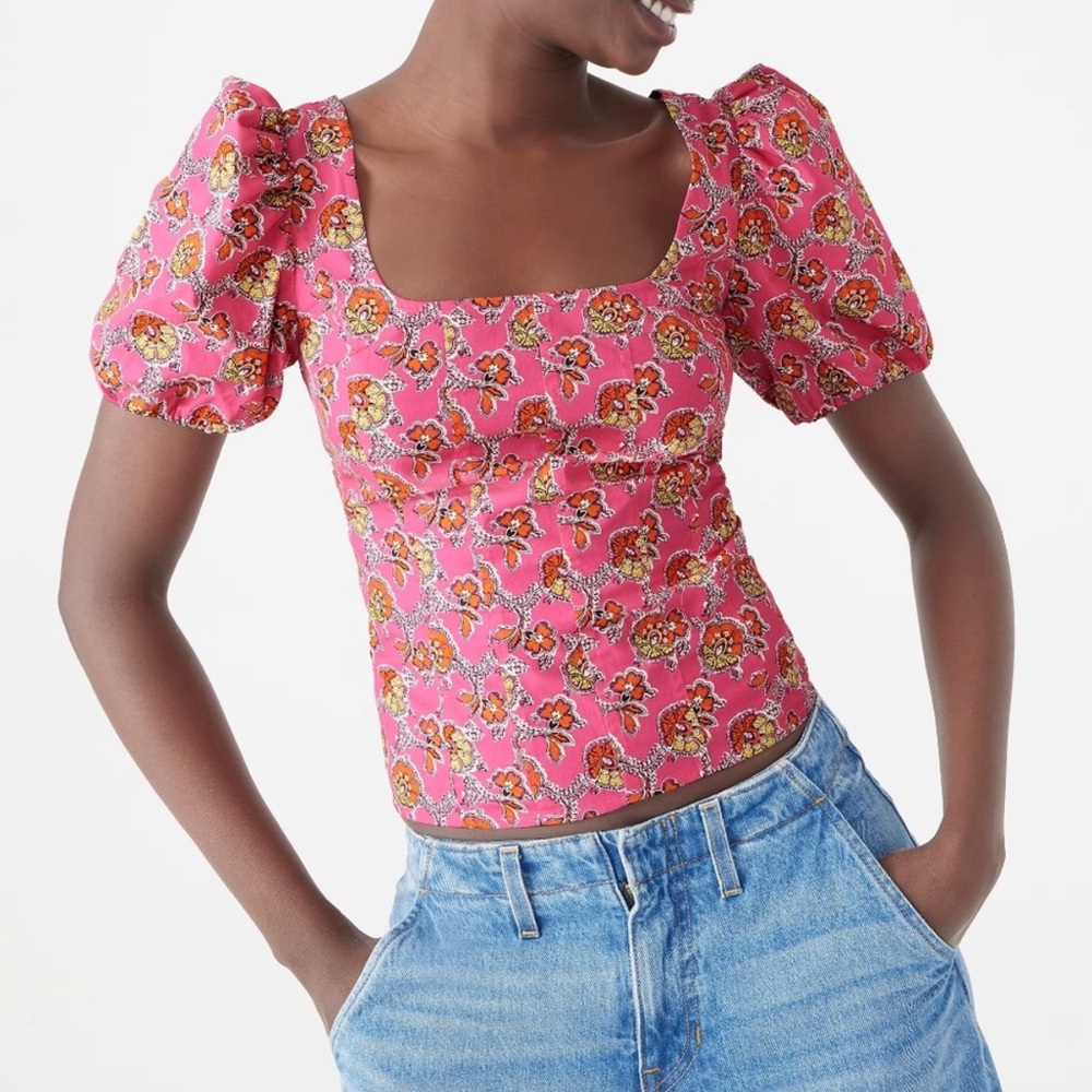 J.Crew Floral Blouse